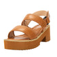 Sandalia Clarabella Camel Weide