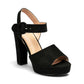 Sandalia Fiesta Mujer Elia Negro Weide