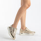 Zapatilla Mujer Enriqueta Dorado Weide