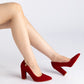 Zapato Mujer Naná Rojo Weide