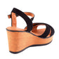Sandalia Plataforma Telia Negro Weide