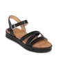Sandalia Mujer Flor Negro Weide