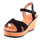 Sandalia Plataforma Telia Negro Weide