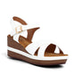 Sandalia Mujer Mercedes Blanco Weide