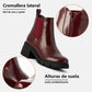 Botin Akane Rojo Weide(STOCK LIMITADO)