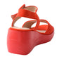 Sandalia  Christine Rojo Weide