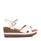 Sandalia Mujer Mercedes Blanco Weide