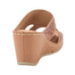 Sandalia Edna Camel Weide
