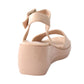 Sandalia  Christine Beige Weide