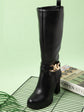 Bota Largas Bucanera Amairani Negro Weide -