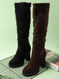Bota Largas Teagan Marron Weide(STOCK LIMITADO)
