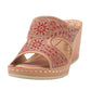 Sandalia Edna Camel Weide