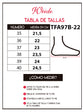 Zapatilla Suri Azul Weide