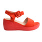 Sandalia  Christine Rojo Weide